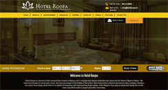 Desktop Screenshot of hotelroopa.com